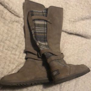 Ugg plaid boots